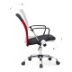 Καρέκλα γραφείου Art Maison Θέρισο - Red Black ( 59x57x95/105εκ.)