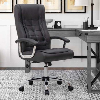 Καρέκλα γραφείου Art Maison Βαλέντι - Black (63x70x112/120εκ.)