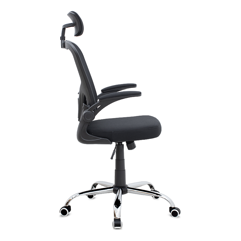 Καρέκλα γραφείου διευθυντική Art Maison Cobra με ύφασμα Mesh χρώμα μαύρο 68x65x119/129εκ.