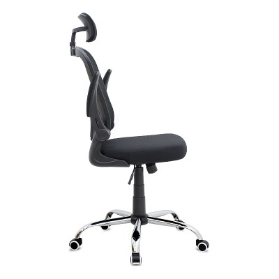 Καρέκλα γραφείου διευθυντική Art Maison Cobra με ύφασμα Mesh χρώμα μαύρο 68x65x119/129εκ.