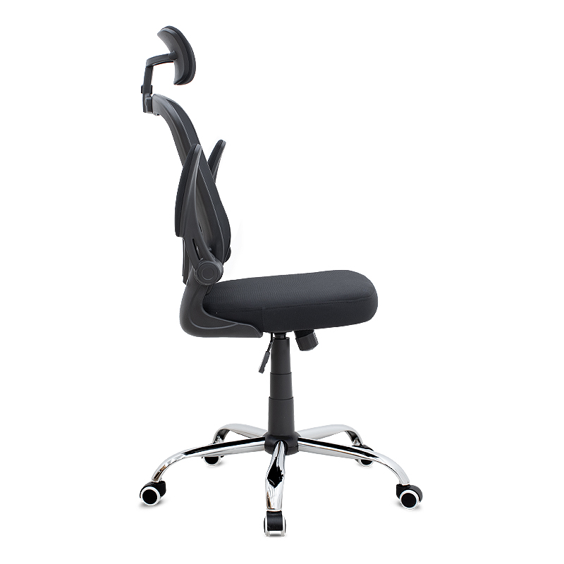 Καρέκλα γραφείου διευθυντική Art Maison Cobra με ύφασμα Mesh χρώμα μαύρο 68x65x119/129εκ.