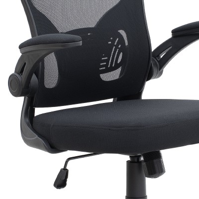 Καρέκλα γραφείου διευθυντική Art Maison Cobra με ύφασμα Mesh χρώμα μαύρο 68x65x119/129εκ.