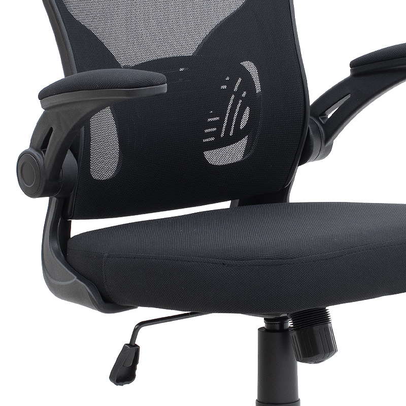 Καρέκλα γραφείου διευθυντική Art Maison Cobra με ύφασμα Mesh χρώμα μαύρο 68x65x119/129εκ.