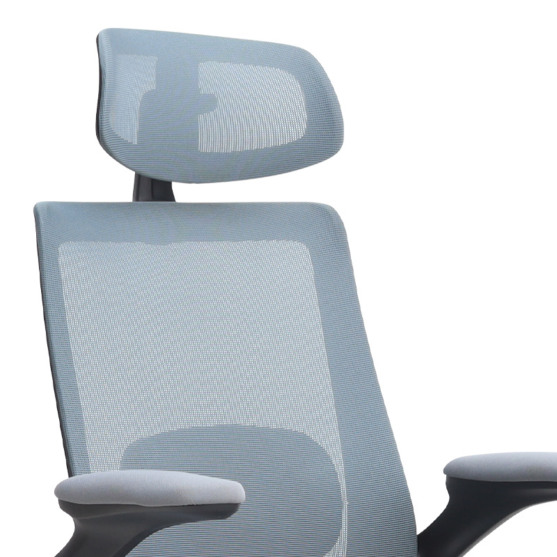 Καρέκλα γραφείου διευθυντική Art Maison Jozu με ύφασμα Mesh χρώμα γκρι 63,5x62x117/127εκ.