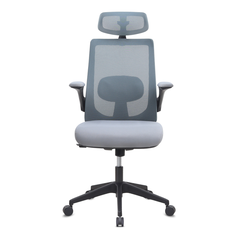 Καρέκλα γραφείου διευθυντική Art Maison Jozu με ύφασμα Mesh χρώμα γκρι 63,5x62x117/127εκ.