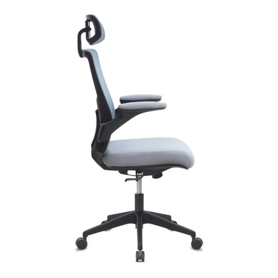 Καρέκλα γραφείου διευθυντική Art Maison Jozu με ύφασμα Mesh χρώμα γκρι 63,5x62x117/127εκ.