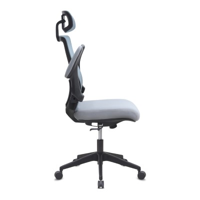 Καρέκλα γραφείου διευθυντική Art Maison Jozu με ύφασμα Mesh χρώμα γκρι 63,5x62x117/127εκ.