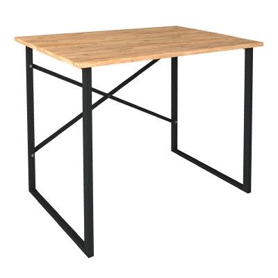 Γραφείο Art Maison ΒΑΤΟΣ - Natural Black (90x60x75εκ.)