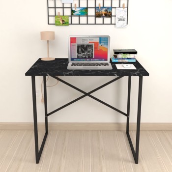 Γραφείο Art Maison ΒΑΤΟΣ - Black (90x60x75εκ.)