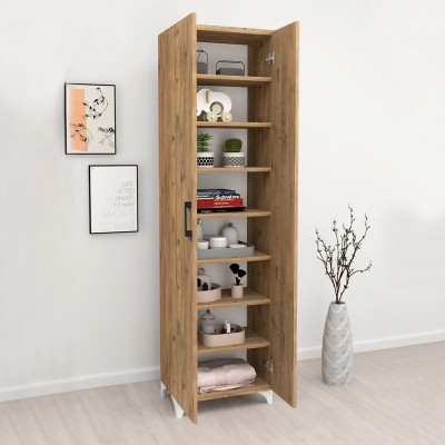 Ντουλάπα Παπουτσοθήκη Art Maison ΛΕΒΙΘΑ - Pine Oak (49x32x178εκ.) Ντουλάπα Παπουτσοθήκη Art Maison ΛΕΒΙΘΑ - Pine Oak (49x32x178εκ.)