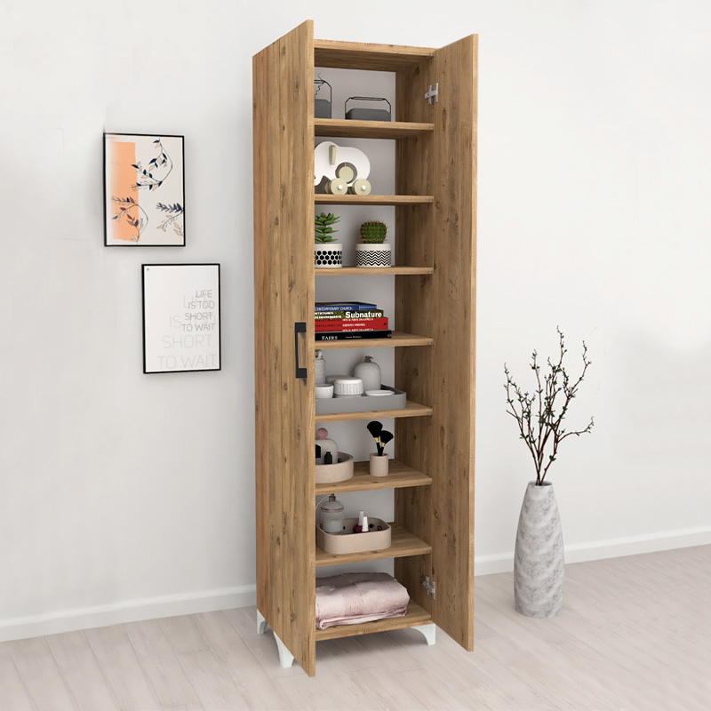 Ντουλάπα Παπουτσοθήκη Art Maison ΛΕΒΙΘΑ - Pine Oak (49x32x178εκ.) Ντουλάπα Παπουτσοθήκη Art Maison ΛΕΒΙΘΑ - Pine Oak (49x32x178εκ.)