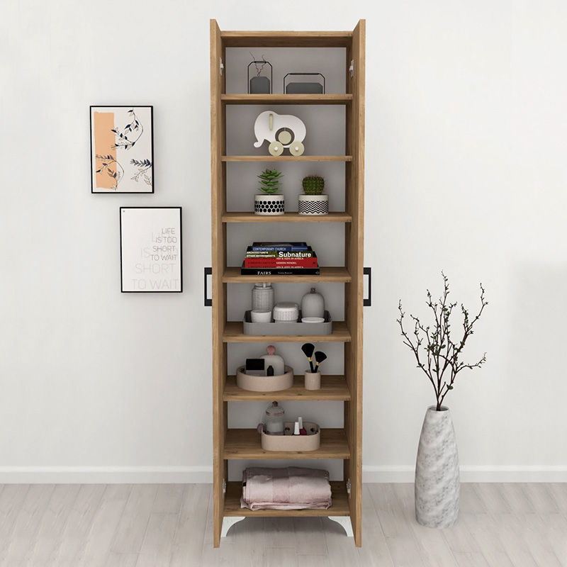 Ντουλάπα Παπουτσοθήκη Art Maison ΛΕΒΙΘΑ - Pine Oak (49x32x178εκ.) Ντουλάπα Παπουτσοθήκη Art Maison ΛΕΒΙΘΑ - Pine Oak (49x32x178εκ.)