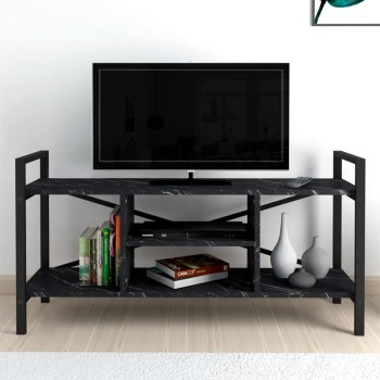 Έπιπλο τηλεόρασης Art Maison Μήλος - Black (120x35x61εκ.)