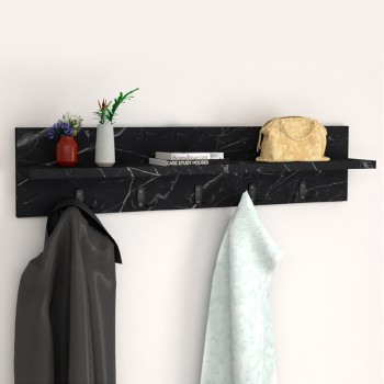 Κρεμάστρα τοίχου Art Maison Juelsminde - Black (80x11x18εκ.)