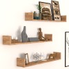 Ραφιέρα τοίχου 3 τεμαχίων Art Maison Δρόγκος - Pine Oak (90x15x12εκ.)