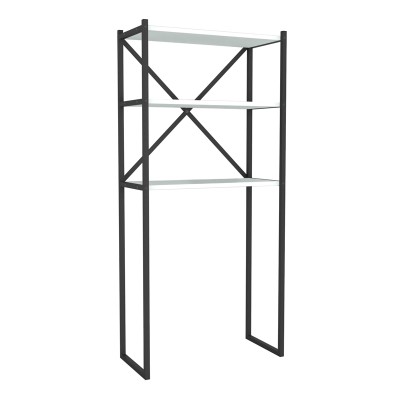 Έπιπλο πλυντηρίου Art Maison Αξίνη - Black White (66x34x160εκ.)