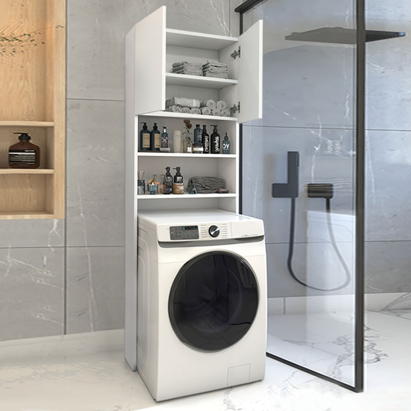 Έπιπλο πλυντηρίου Art Maison Μέρωνας - White (65x27x190,6εκ.)