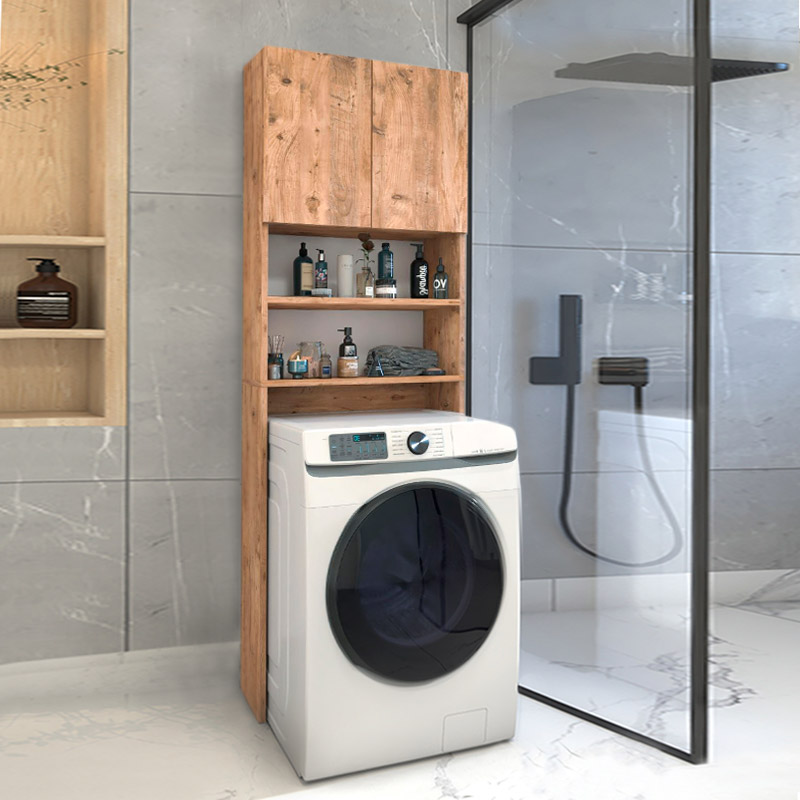 Έπιπλο πλυντηρίου Art Maison Μέρωνας - Pine Oak (65x27x190,6εκ.)