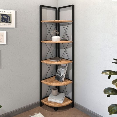 Βιβλιοθήκη γωνιακή Art Maison ΚΙΣΗΡΙΑ - Natural Black (33x33x162εκ.) Βιβλιοθήκη γωνιακή Art Maison ΚΙΣΗΡΙΑ - Natural Black (33x33x162εκ.)