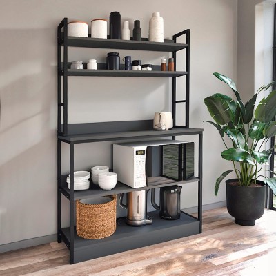 Έπιπλο κουζίνας Art Maison ΕΛΑΣΑ - Charcoal (101x36x160,7εκ.)