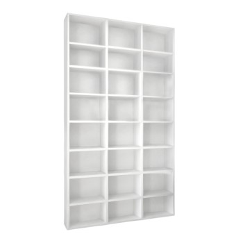 Βιβλιοθήκη Art Maison Λαύριο - White (102x16x178εκ.)