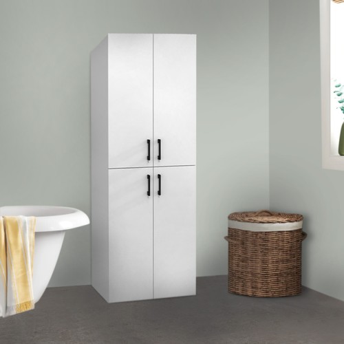 Ντουλάπα μπάνιου - Έπιπλο πλυντηρίου Art Maison ΛΕΒΙΘΑ - White (70x70x180εκ.)