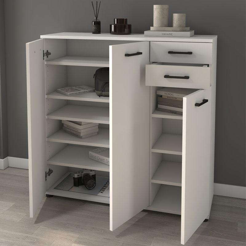 Παπουτσοθήκη Art Maison ΑΡΝΙΘΑ - White (108x35x108εκ.)