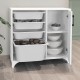 Ντουλάπι κουζίνας/μπάνιου με 4 καλάθια Art Maison Δρυονήσι - White (77,2x30x77,3εκ.)