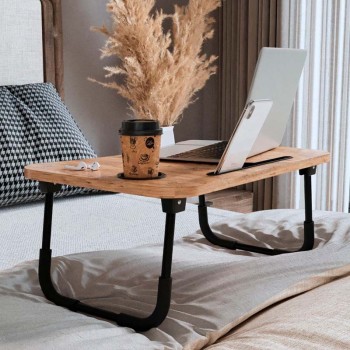 ΤΡΑΠΕΖΑΚΙ LAPTOP ART MAISON RABAT - NATURAL (59,2x39,2x26,2εκ.)