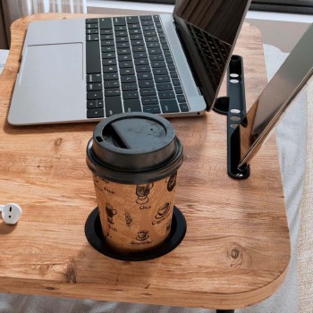 ΤΡΑΠΕΖΑΚΙ LAPTOP ART MAISON RABAT - NATURAL (59,2x39,2x26,2εκ.)