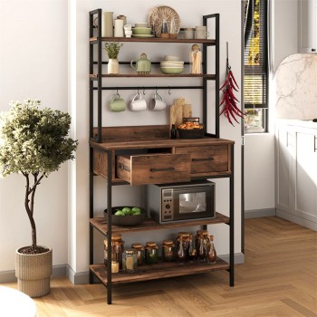 Έπιπλο κουζίνας Art Maison Καστελλόριζο - Walnut Black (81,6x37,5x169,1εκ.)