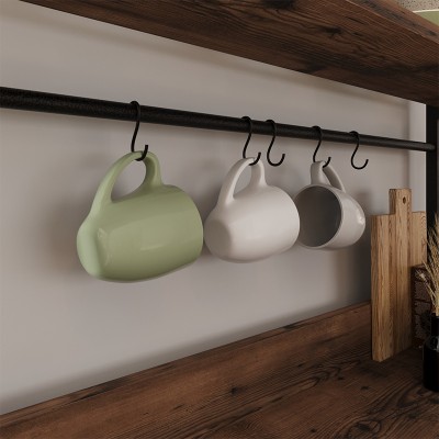 Έπιπλο κουζίνας Art Maison Καστελλόριζο - Walnut Black (81,6x37,5x169,1εκ.) Έπιπλο κουζίνας Art Maison Καστελλόριζο - Walnut Black (81,6x37,5x169,1εκ.)