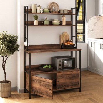 Έπιπλο κουζίνας Art Maison Καστελλόριζο - Walnut Black (101x36x160εκ.)