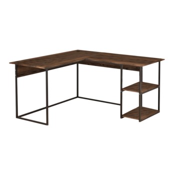 ΓΡΑΦΕΙΟ ΕΡΓΑΣΙΑΣ ART MAISON DNIPRO - WALNUT (147,8x140x73,8εκ.)