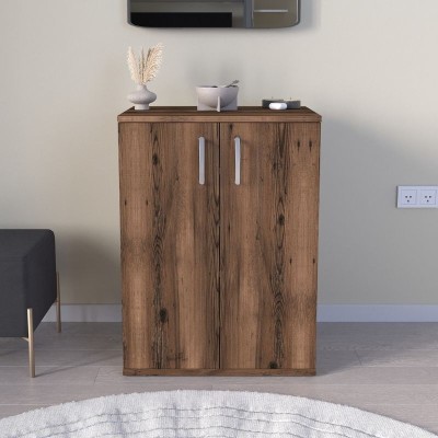 Παπουτσοθήκη - Ντουλάπι Art Maison Baltoy χρώμα καπνιστή καρυδιά 60x38x81,4εκ.