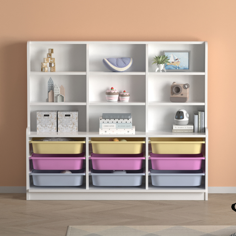 Βιβλιοθήκη Art Maison Mudbray με 9 συρτάρια χρώμα λευκό 132,6x30x115εκ. Βιβλιοθήκη Art Maison Mudbray με 9 συρτάρια χρώμα λευκό 132,6x30x115εκ.