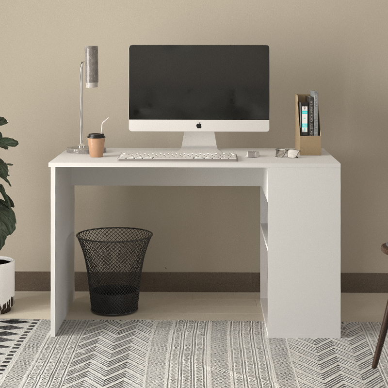 Γραφείο εργασίας Art Maison Kyoko χρώμα λευκό 120x60x74,4εκ.