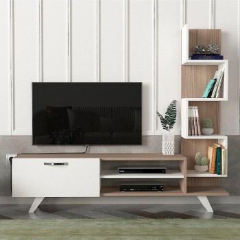 Έπιπλο τηλεόρασης Art Maison ΟΡΝΟΣ - White (149,5x31x131,6εκ.)