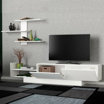 Σύνθεση τηλεόρασης Art Maison Απέριο - White (180x32x40εκ.)