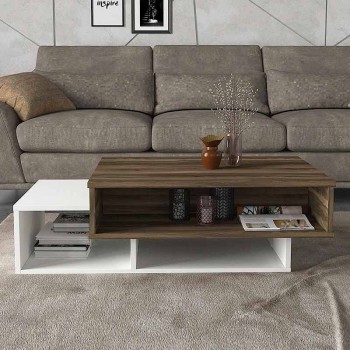 Τραπεζάκι Σαλονιού Art Maison Ετιά - White Walnut (105x60x32εκ)