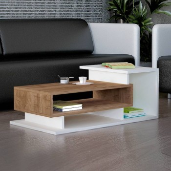 Τραπεζάκι Σαλονιού Art Maison Καλαμαύκα - White Walnut (90x50x35εκ.)
