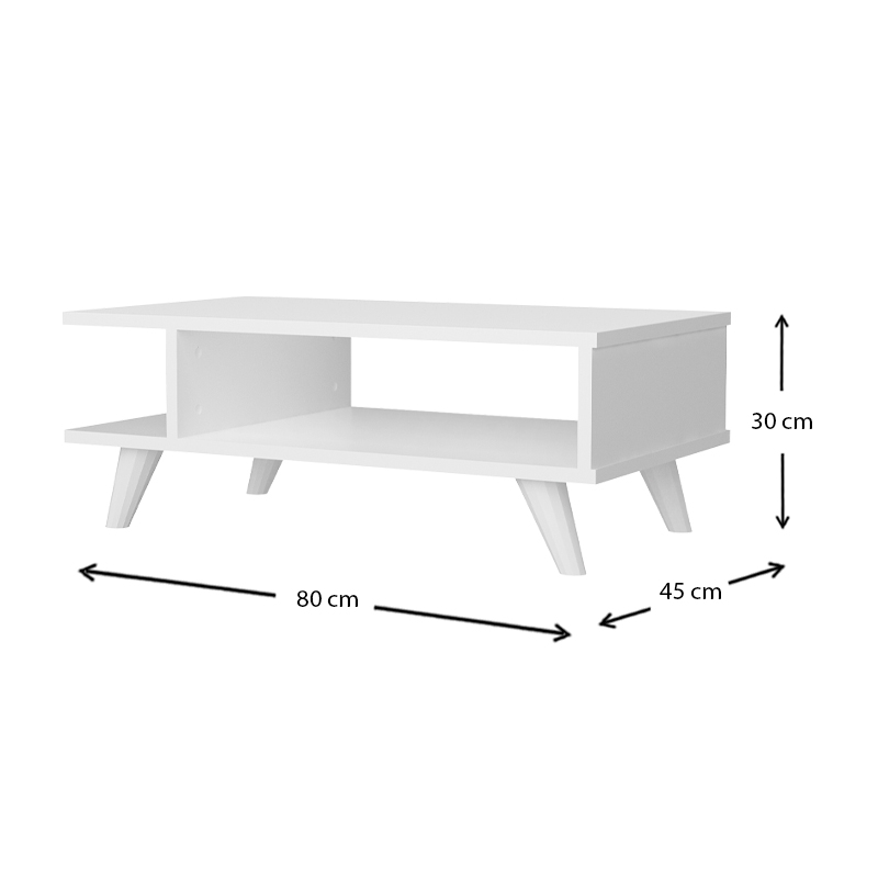 Τραπεζάκι σαλονιού Art Maison ΚΙΝΑΡΟΣ - White (80x45x30εκ.) Τραπεζάκι σαλονιού Art Maison ΚΙΝΑΡΟΣ - White (80x45x30εκ.)