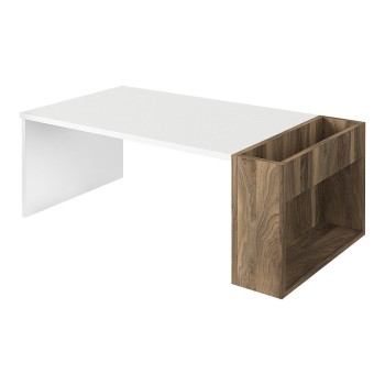 Τραπεζάκι σαλονιού Art Maison Μεσσάδα - White Walnut (95x50x34εκ.)