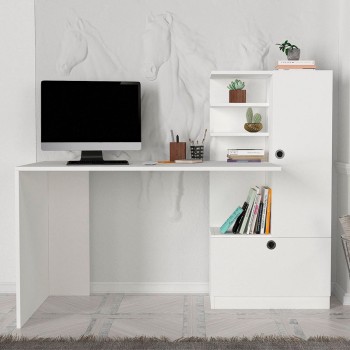 Γραφείο Art Maison ΚΟΦΑ - White (149,5x61,8x120εκ.)