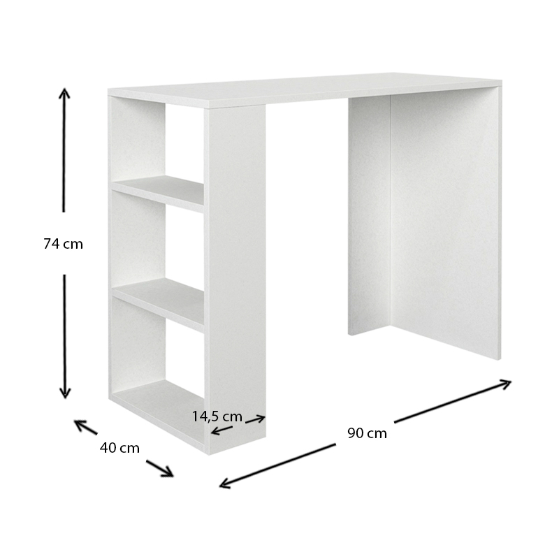 Γραφείο εργασίας Art Maison ΦΑΛΗΡΑΚΙ - White (90x40x74εκ.) Γραφείο εργασίας Art Maison ΦΑΛΗΡΑΚΙ - White (90x40x74εκ.)