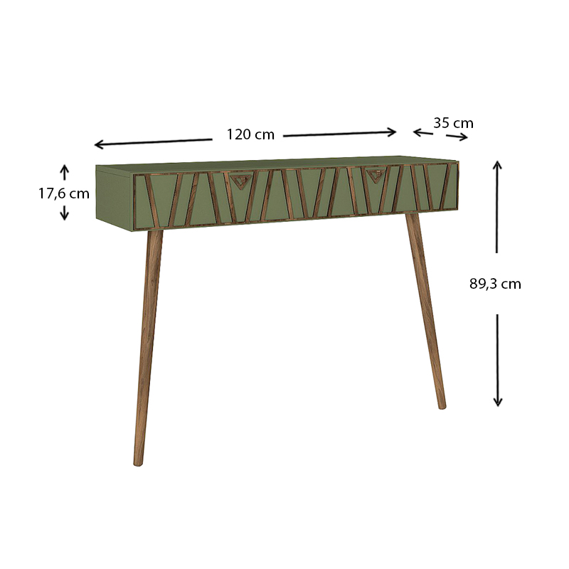 Κονσόλα Art Maison Σύμη - Walnut Olive (120x35,5x89,3εκ.) Κονσόλα Art Maison Σύμη - Walnut Olive (120x35,5x89,3εκ.)