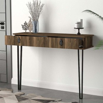 Κονσόλα Art Maison Σύμη - Walnut (120x35,5x90εκ.)