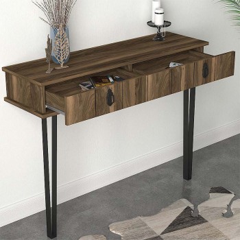 Κονσόλα Art Maison Σύμη - Walnut (120x35,5x90εκ.)