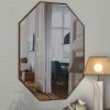 Καθρέπτης τοίχου Art Maison Σύμη - Walnut (45x2x70εκ.)