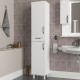 Ντουλάπι κουζίνας - μπάνιου Art Maison Θρυπτή - White (35x31x179εκ.)